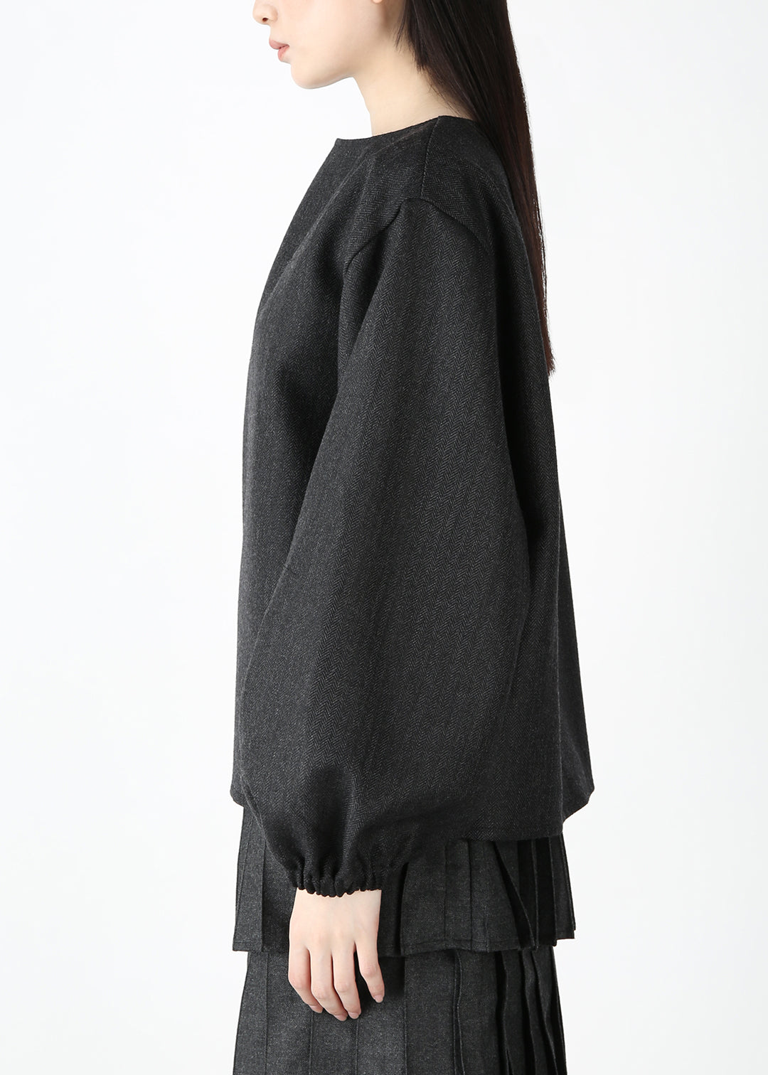 Kaname Balloon sleeve Tops wool