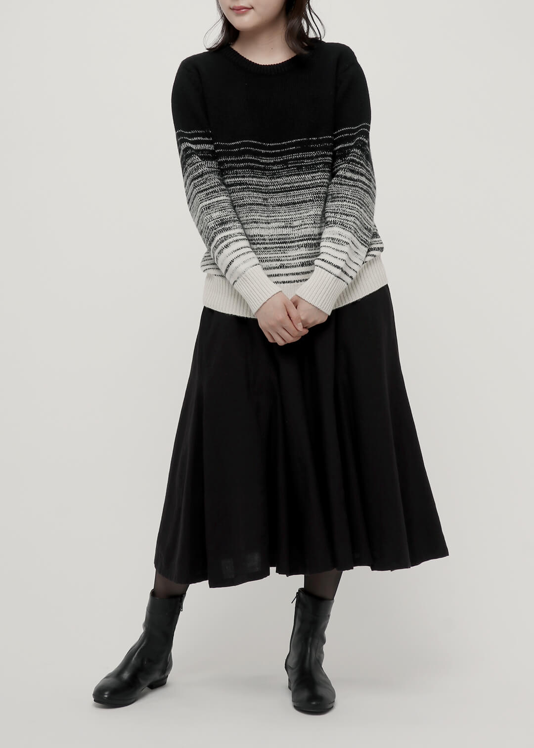 5gg Wool Cashmere Gradation Sweater
