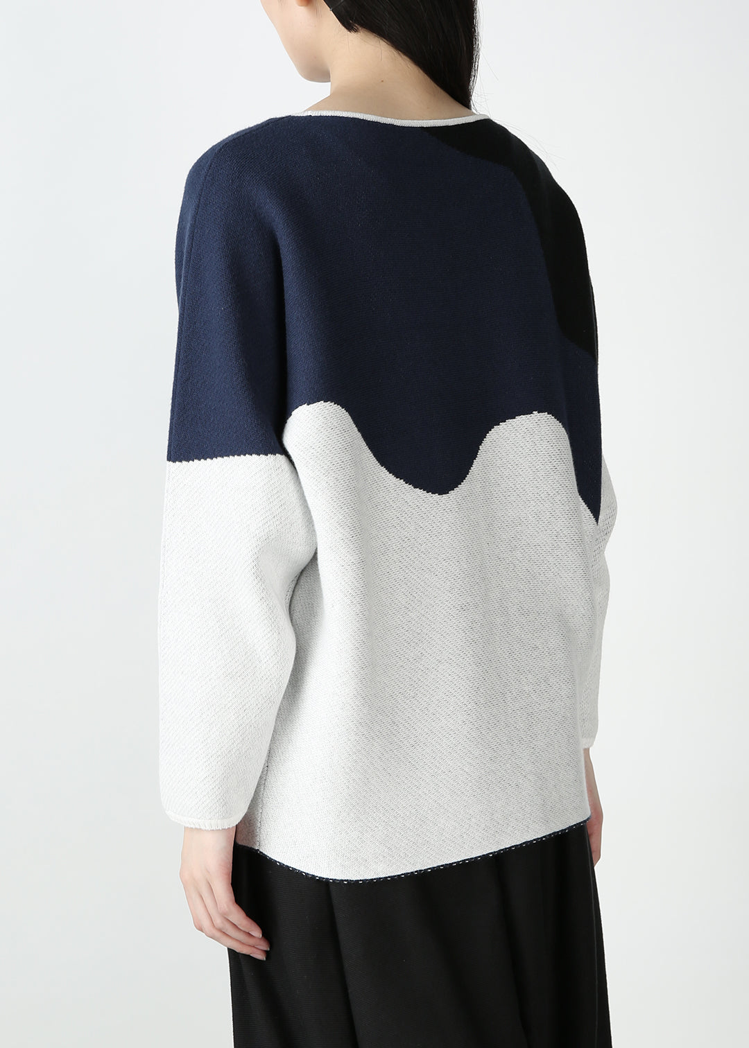 Kirie Jacquard Sweater 14gg Cotton