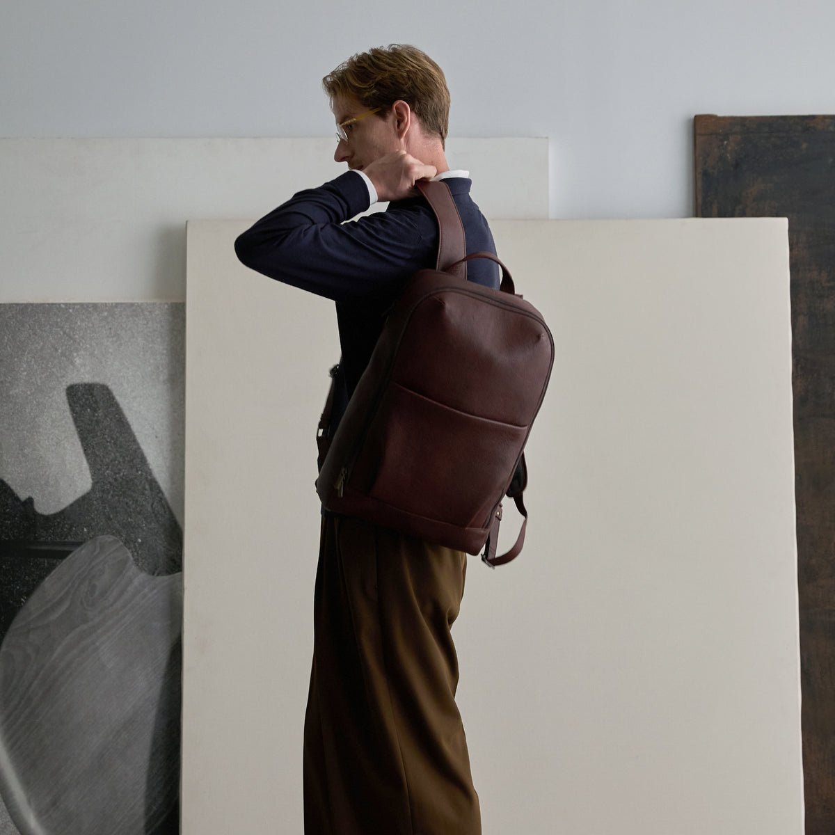 Grained Backpack