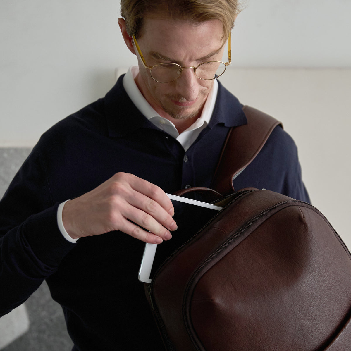 Grained Backpack