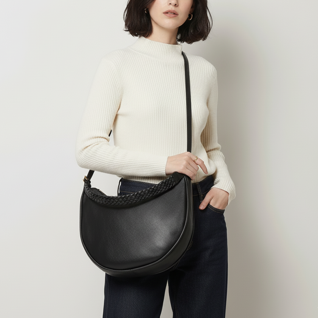 Round Moon 2 Way Tote