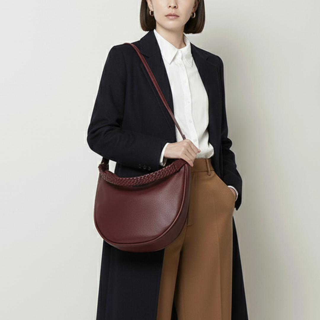 Round Moon 2 Way Tote