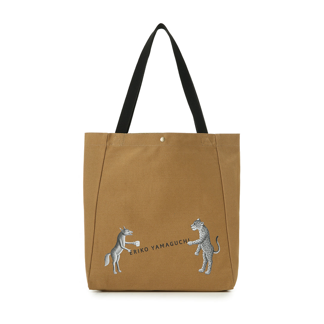 EY Print Tote (wolf and tiger)