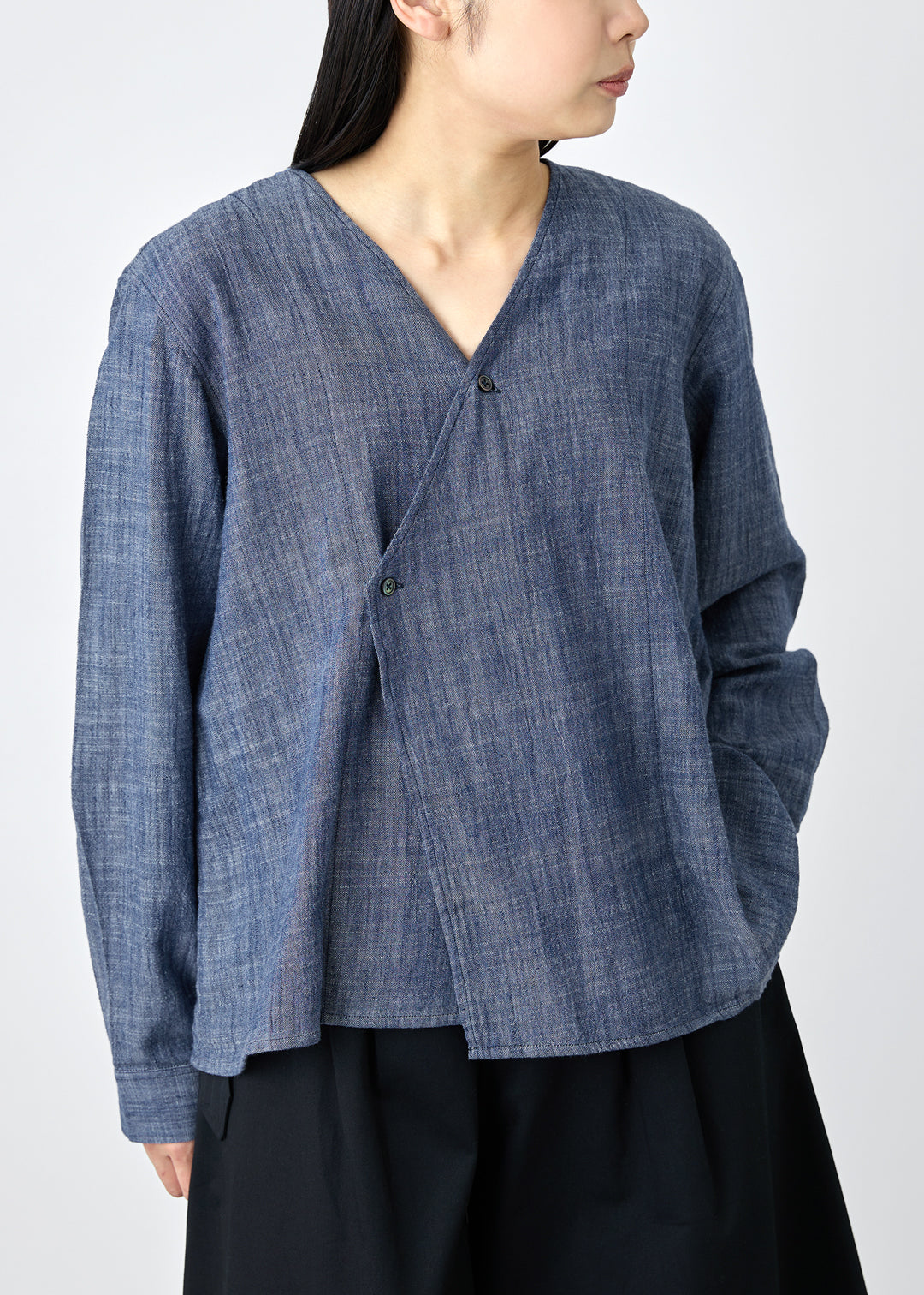 Asymme Cachecoeur Shirt 30s slab – マザーハウス 公式サイト 