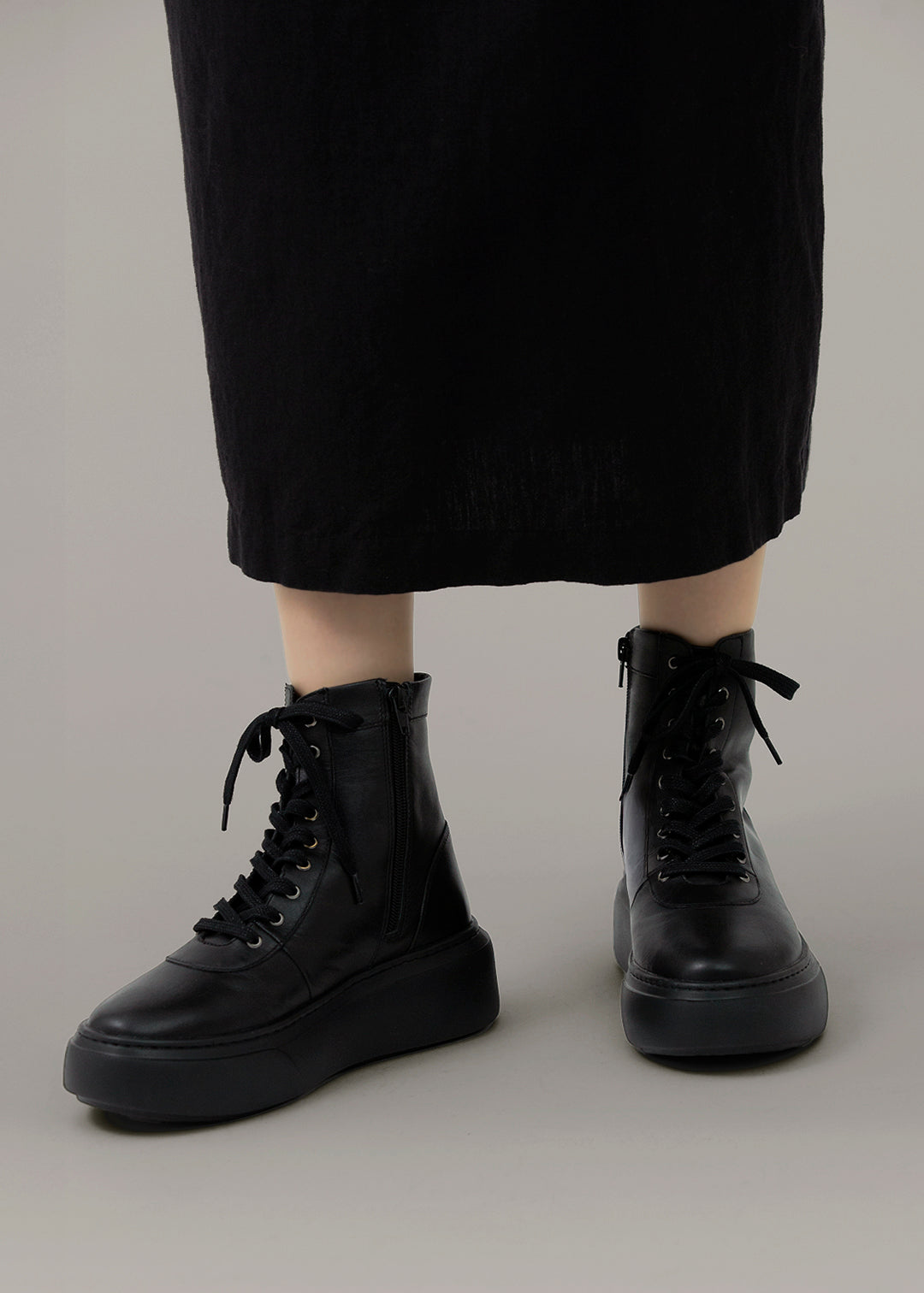 THE WALKER BOOTS (LACE UP) No.001 PLATFORM