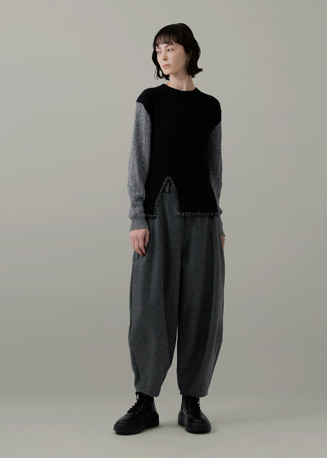 THE WALKER BOOTS (LACE UP) No.001 PLATFORM