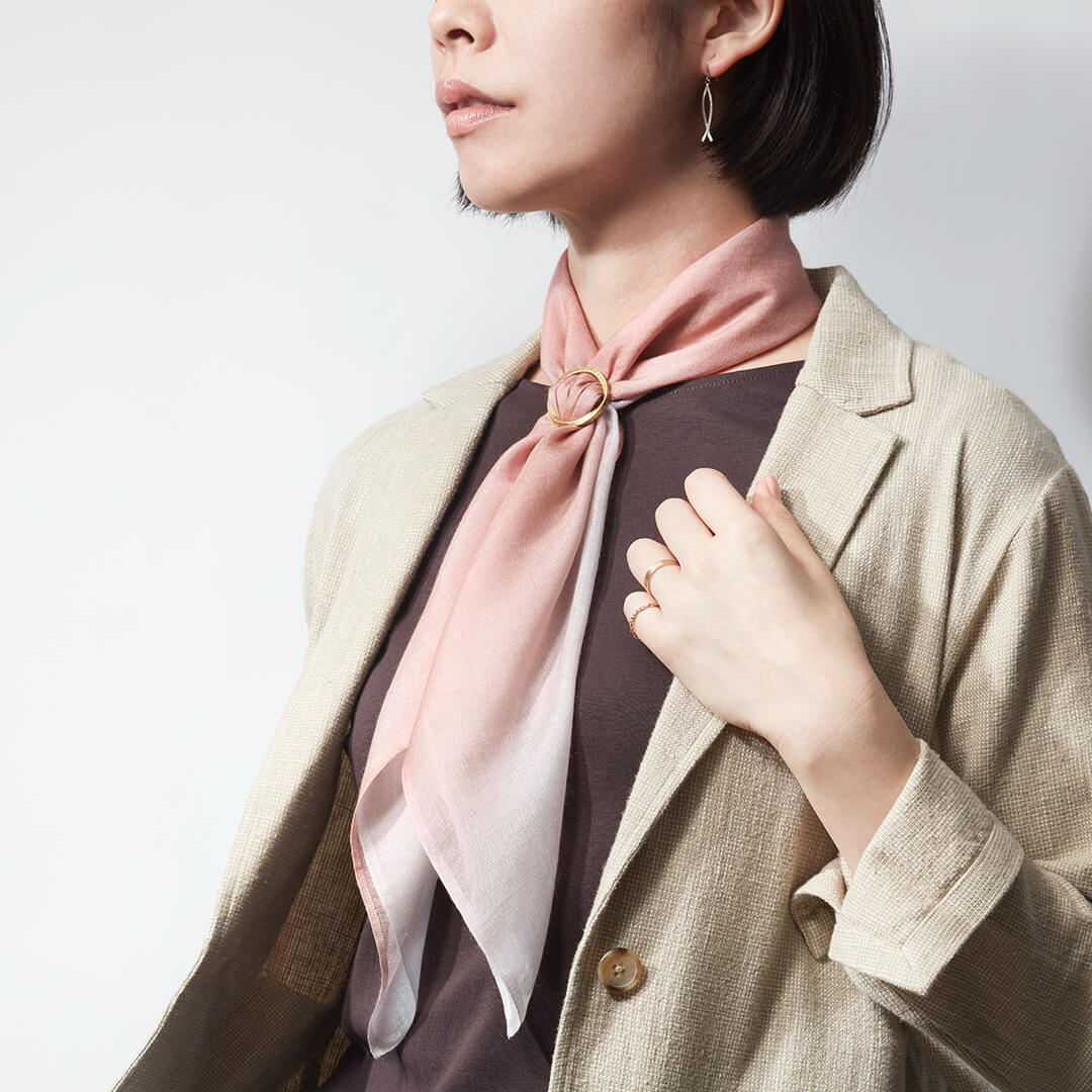 Cashmere Silk Scarf with Ring – マザーハウス 公式サイト