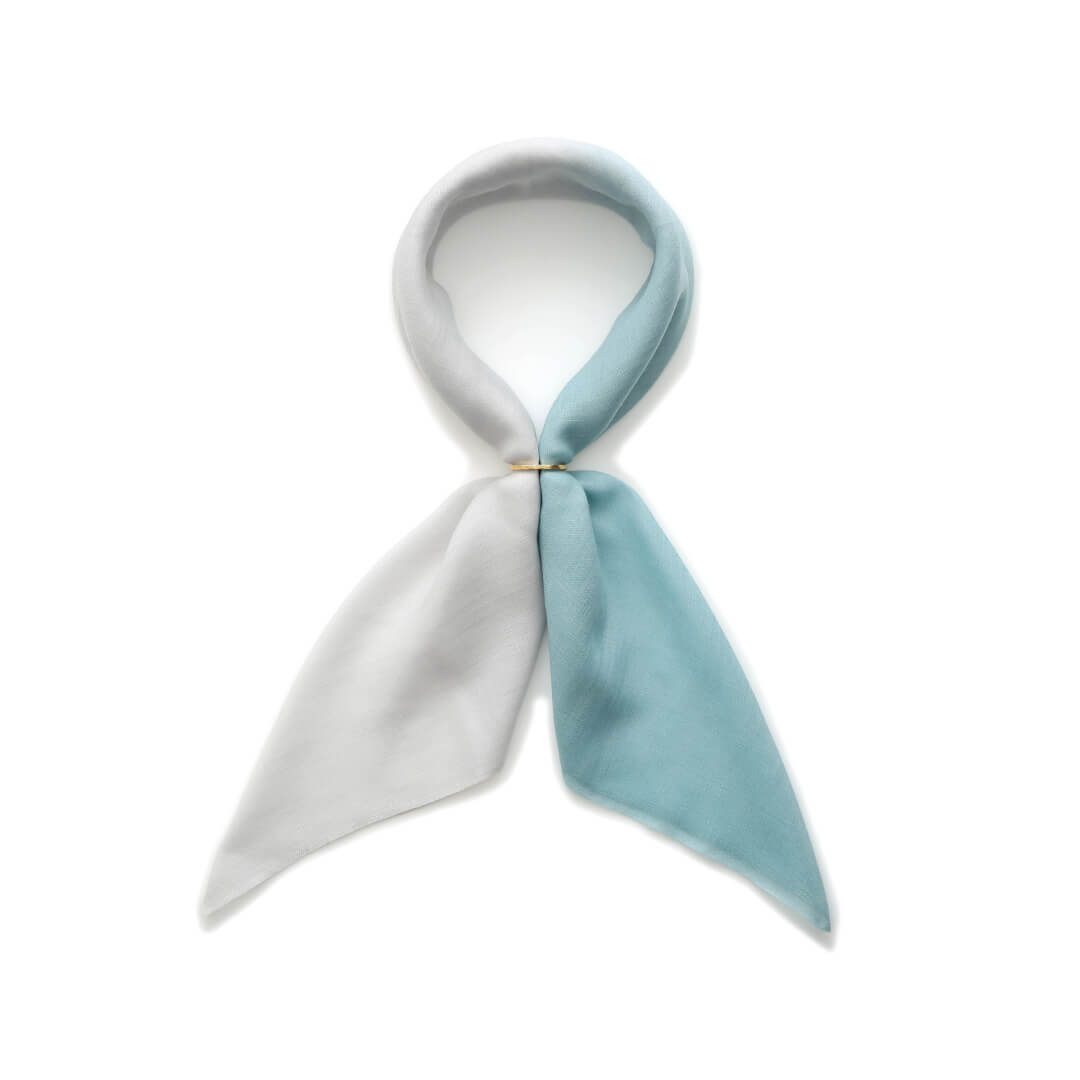 Cashmere Silk Scarf with Ring