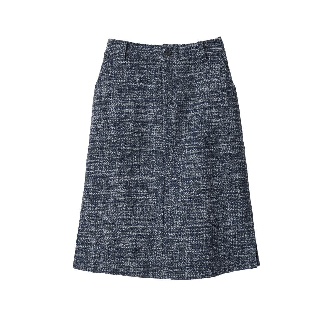 8 pedal Wool Side Slit Skirt