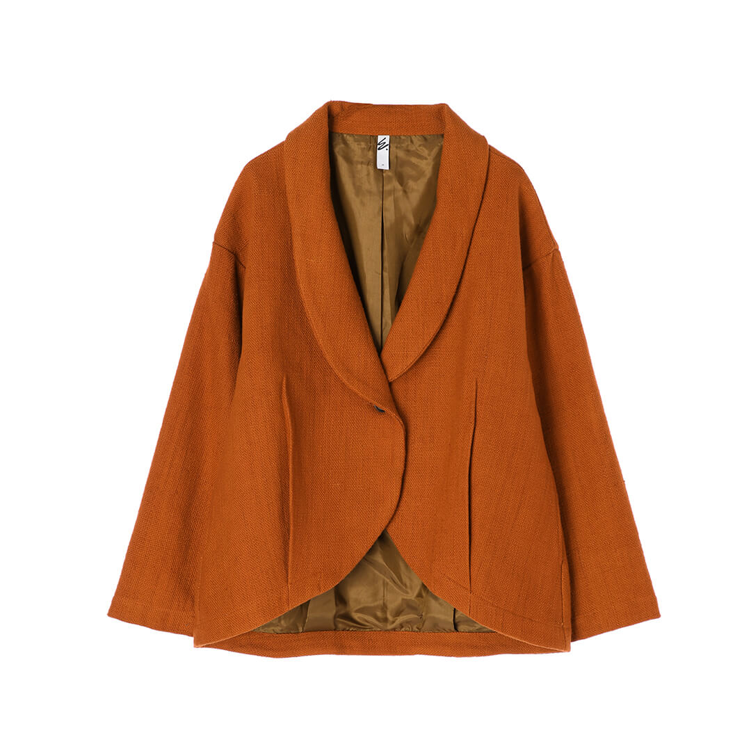 0 Khadi Cocoon Short Coat