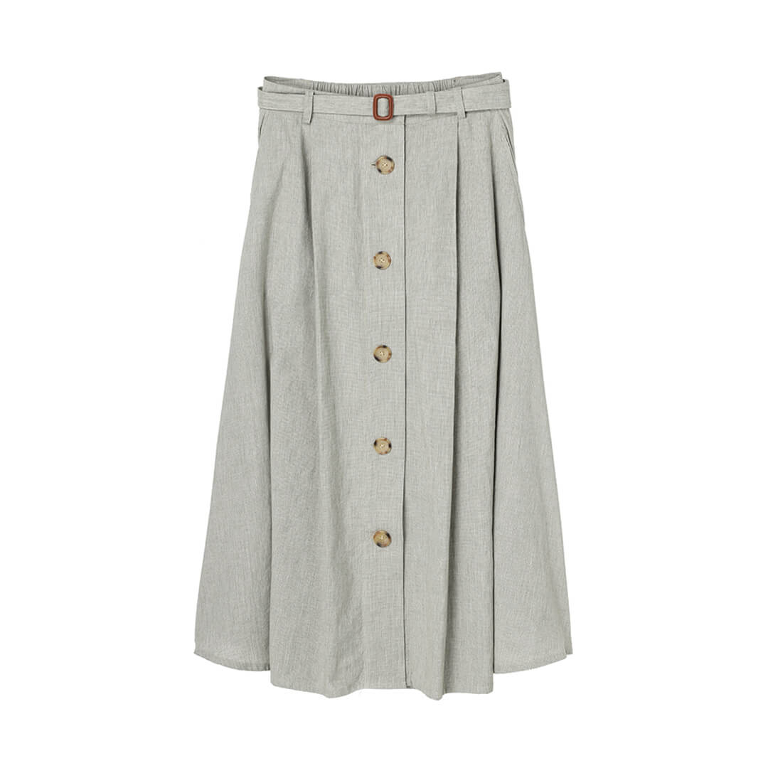 Summer Oxford Front Button Flare SK